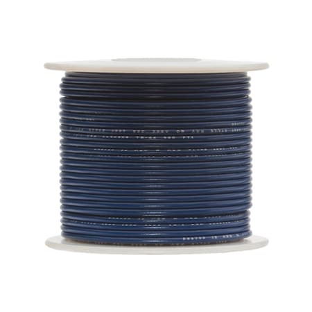 14 AWG Gauge TXL Automotive Stranded Hook Up Wire, 100 Ft Length, Blue, 0.103 Diameter, 60 Volts